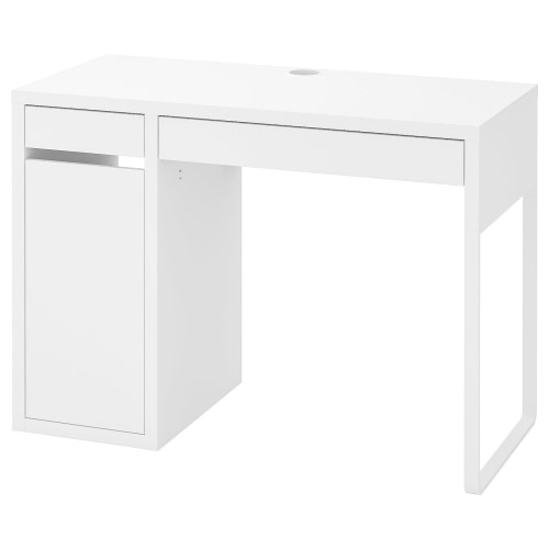 Ikea micke store desk black corner